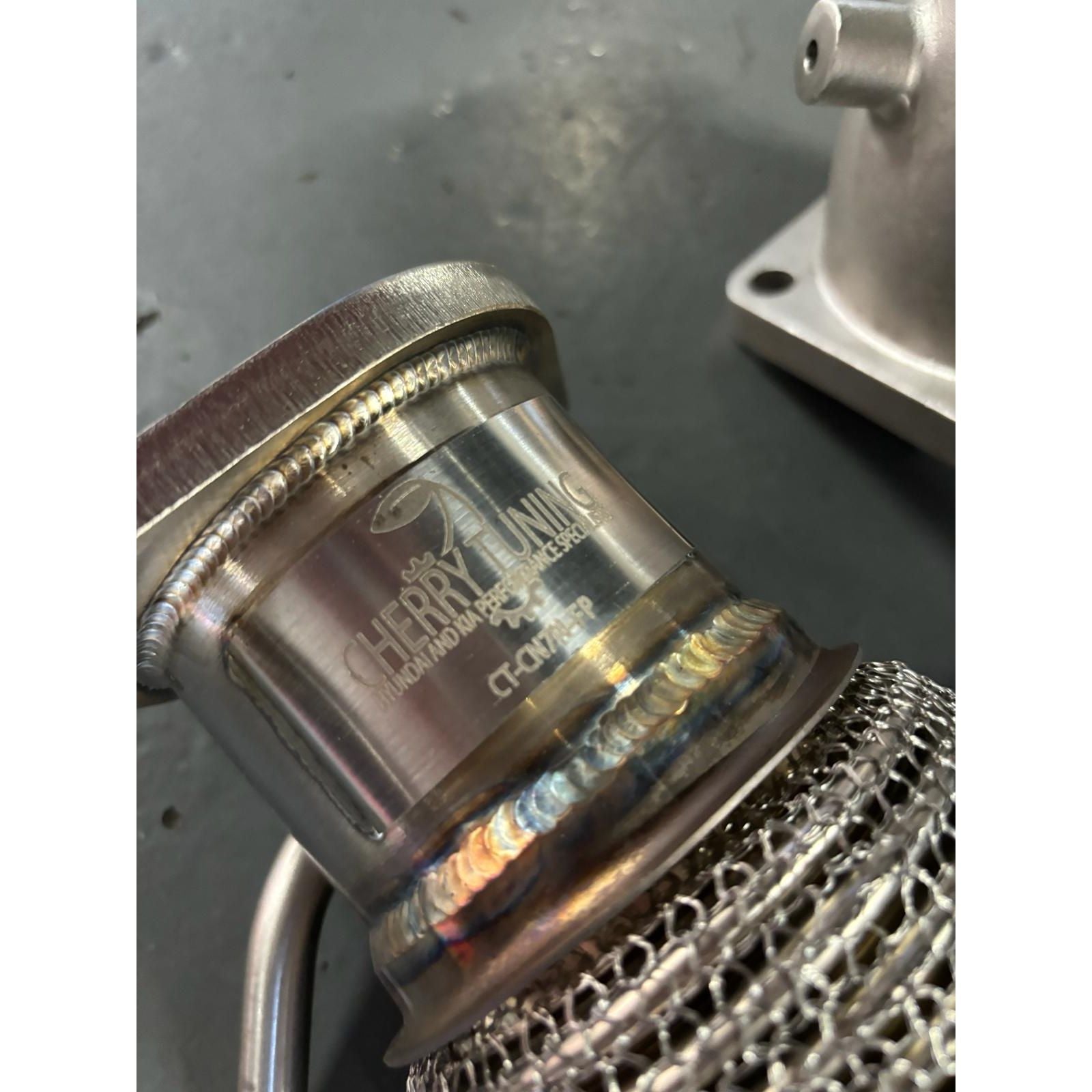 Theta Turbo Downpipe (i30N, Veloster N, Kona N)