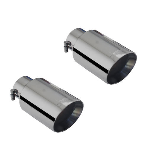 xForce i30N Exhaust Muffler Tips Shadow Chrome