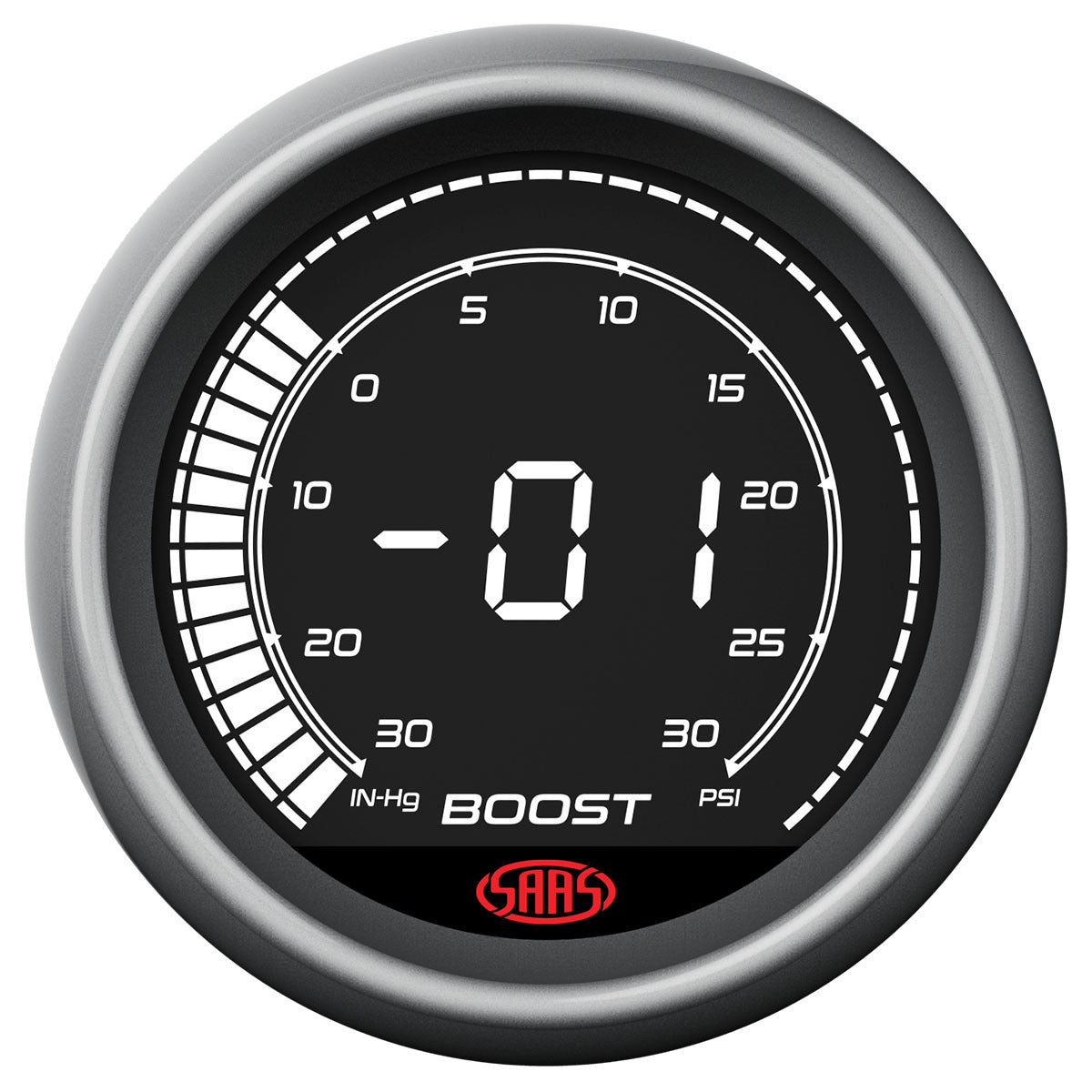 Digital Boost Gauge - 52mm (30PSI)