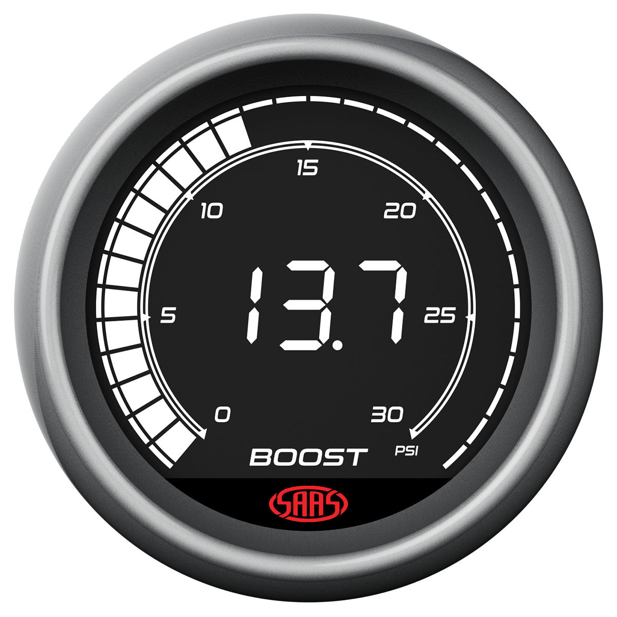 Digital Boost Gauge - 52mm (30PSI)