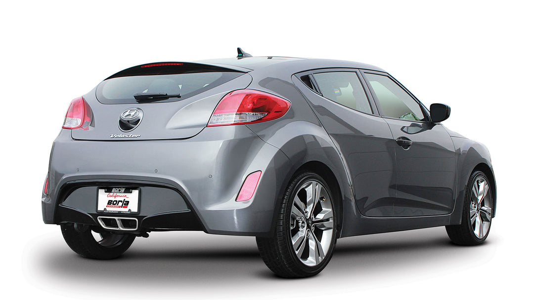 Borla S-Type axle-back exhaust for the naturally-aspirated Hyundai Veloster (FS) - fitted to the car