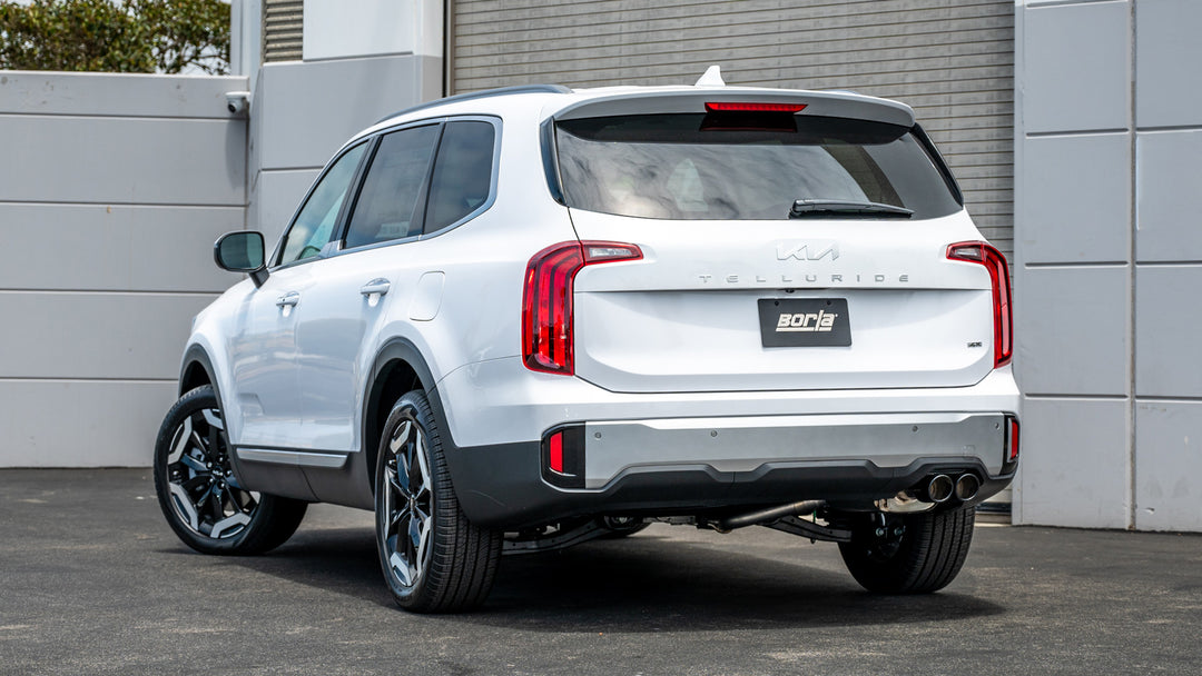 Borla S-Type axle-back exhaust for the Hyundai Palisade (LX2) 3.8 V6 - fitted to the car