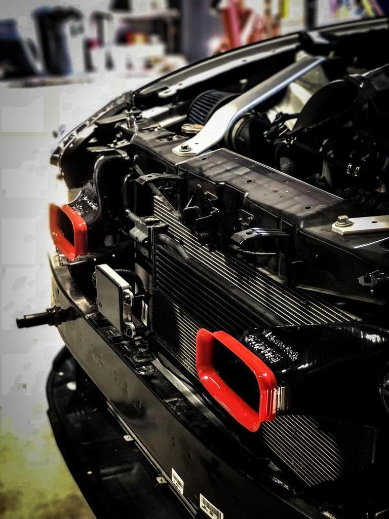 2018 2019 Kia Stinger GT Big Mouth Ram Air Intake Snorkel 14 Velossa Tech Design by Velossa Tech