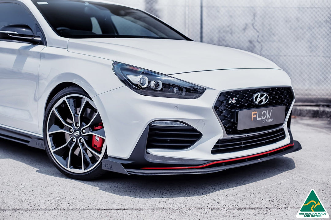 i30N Fastback PD Front Lip Splitter & Reinforcement Brackets - Image 7 by Flow Design