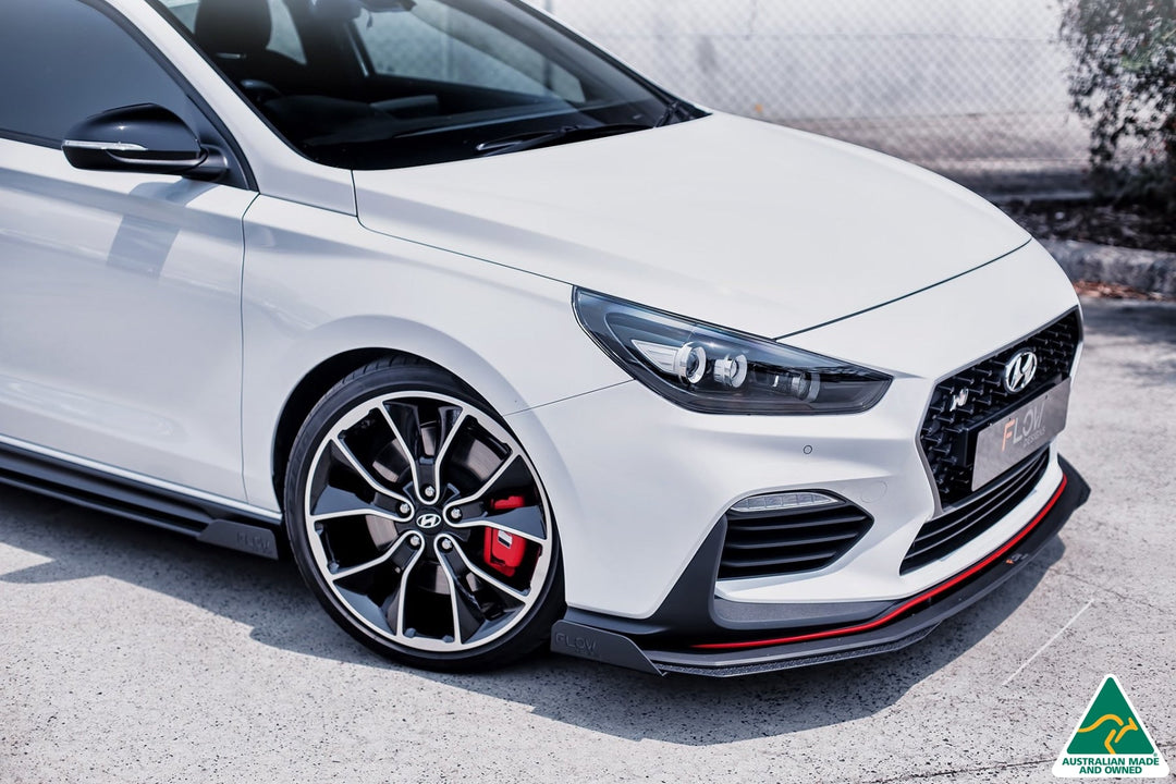 i30N Fastback PD Front Lip Splitter & Reinforcement Brackets - Image 11 by Flow Design