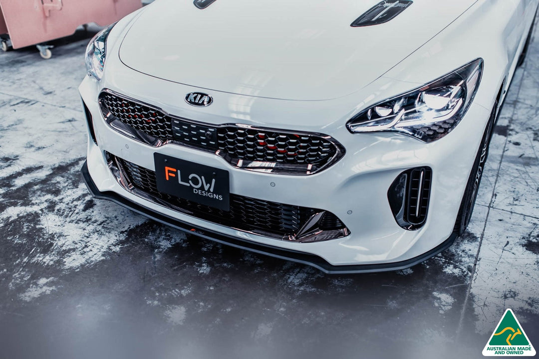 Stinger CK GT 2021-2022 Front Lip Splitter & Bumper Reinforcement Brackets - Image 4 by Flow Design
