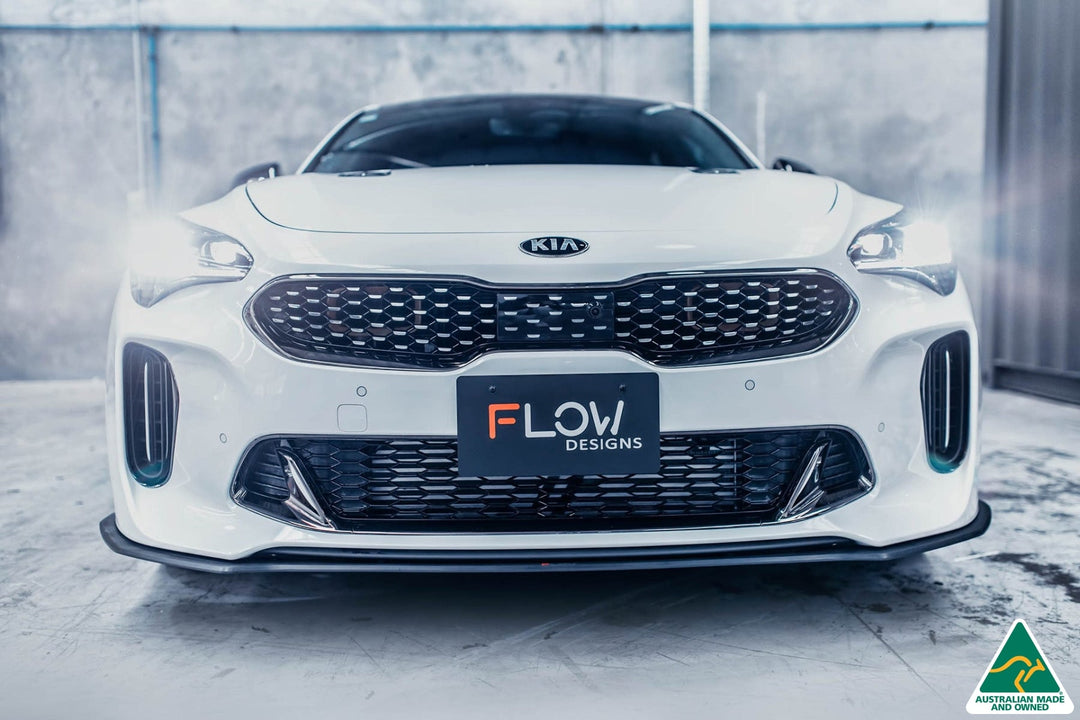 Stinger CK GT 2021-2022 Front Lip Splitter & Bumper Reinforcement Brackets - Image 2 by Flow Design