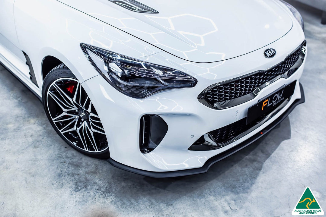Stinger CK GT 2021-2022 Front Lip Splitter & Bumper Reinforcement Brackets - Image 6 by Flow Design