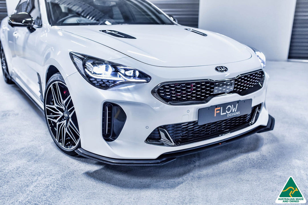 Stinger CK GT 2021-2022 Front Lip Splitter & Bumper Reinforcement Brackets - Image 8 by Flow Design