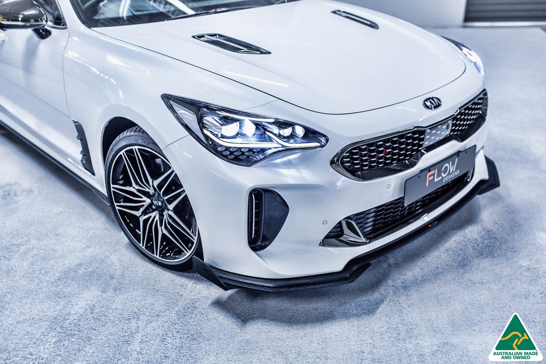Stinger CK GT 2021-2022 Front Lip Splitter & Bumper Reinforcement Brackets - Image 12 by Flow Design