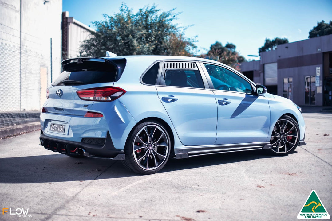 i30N Hatch PD (2018-2020) Side Skirt Splitter Winglets (Pair) - Image 6 by Flow Design