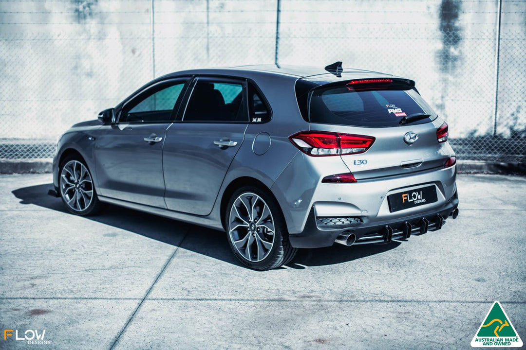 i30 N Line Hatch PD (2018-Current) Rear Spats (Pair) - Image 6 by Flow Design
