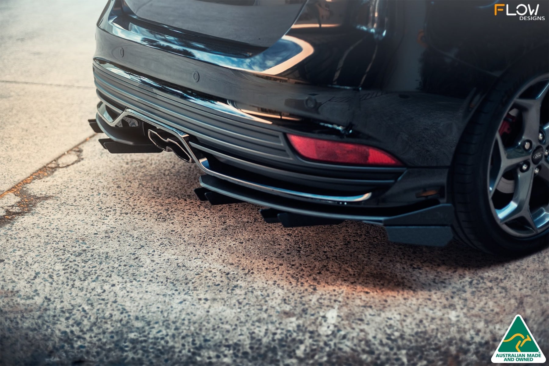 MK3.5 Focus ST (Facelift) Rear Diffuser Set