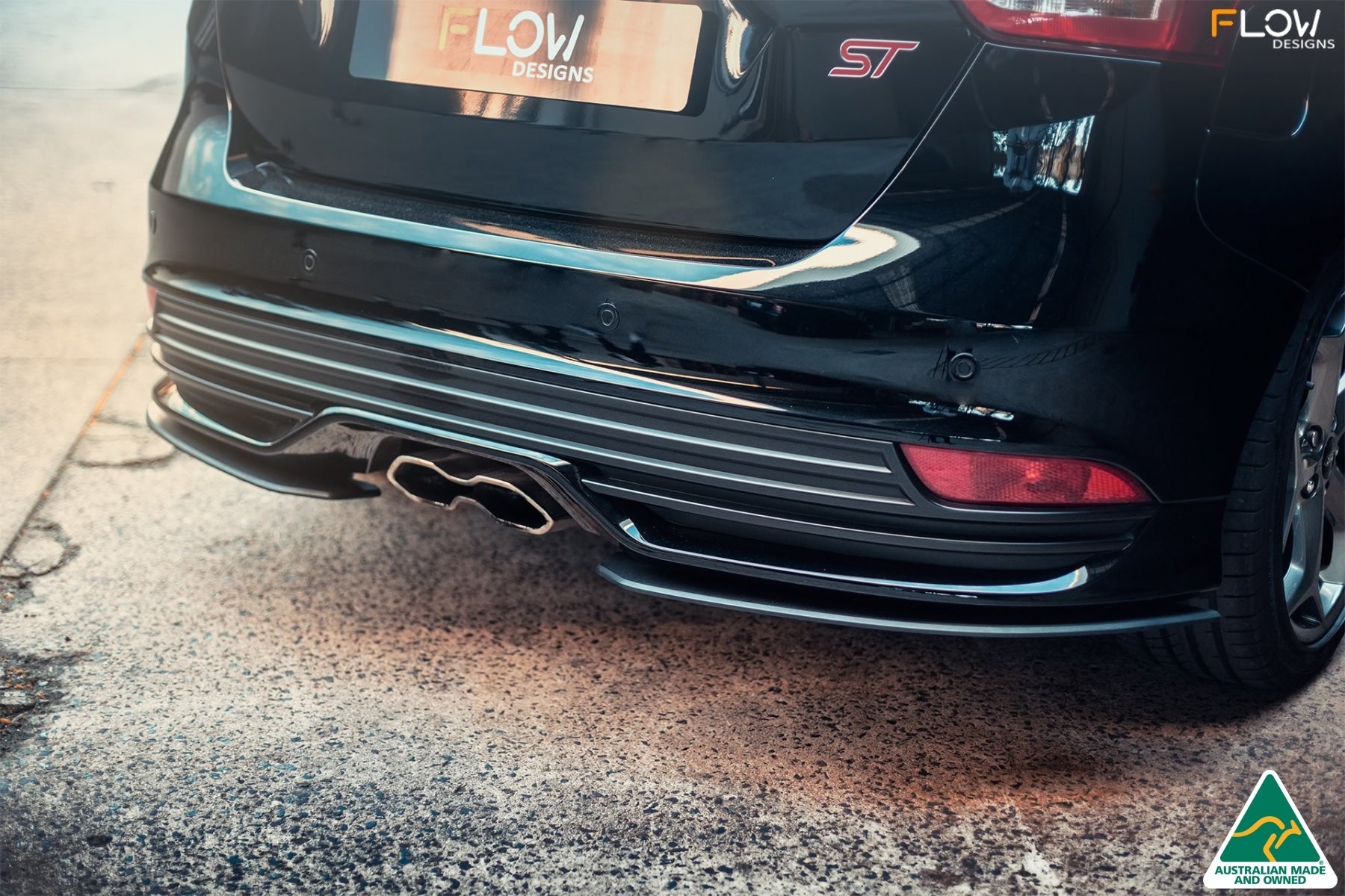 MK3.5 Focus ST (Facelift) Rear Spats Valance (Pair)