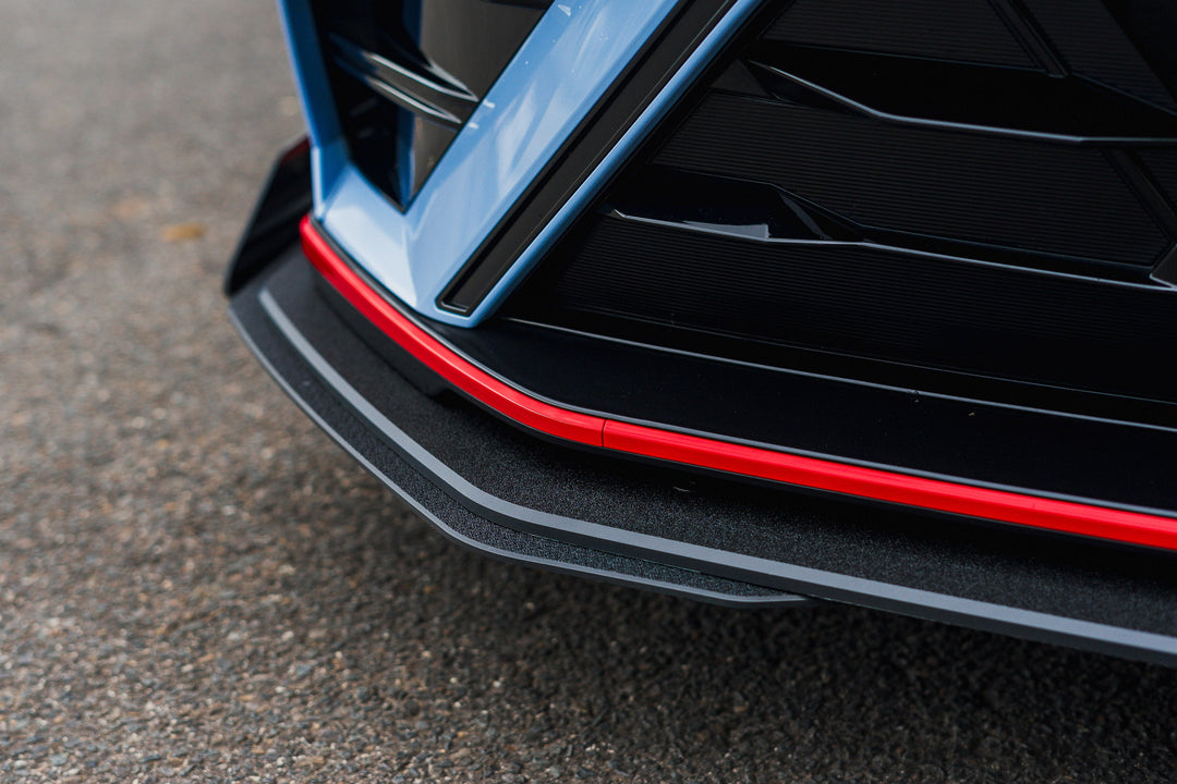 CN7 V2 Elantra N Sedan Facelift V2 - 2024 Front Lip Splitter & Mounting Brackets (Pair) - Image 10 by Flow Design