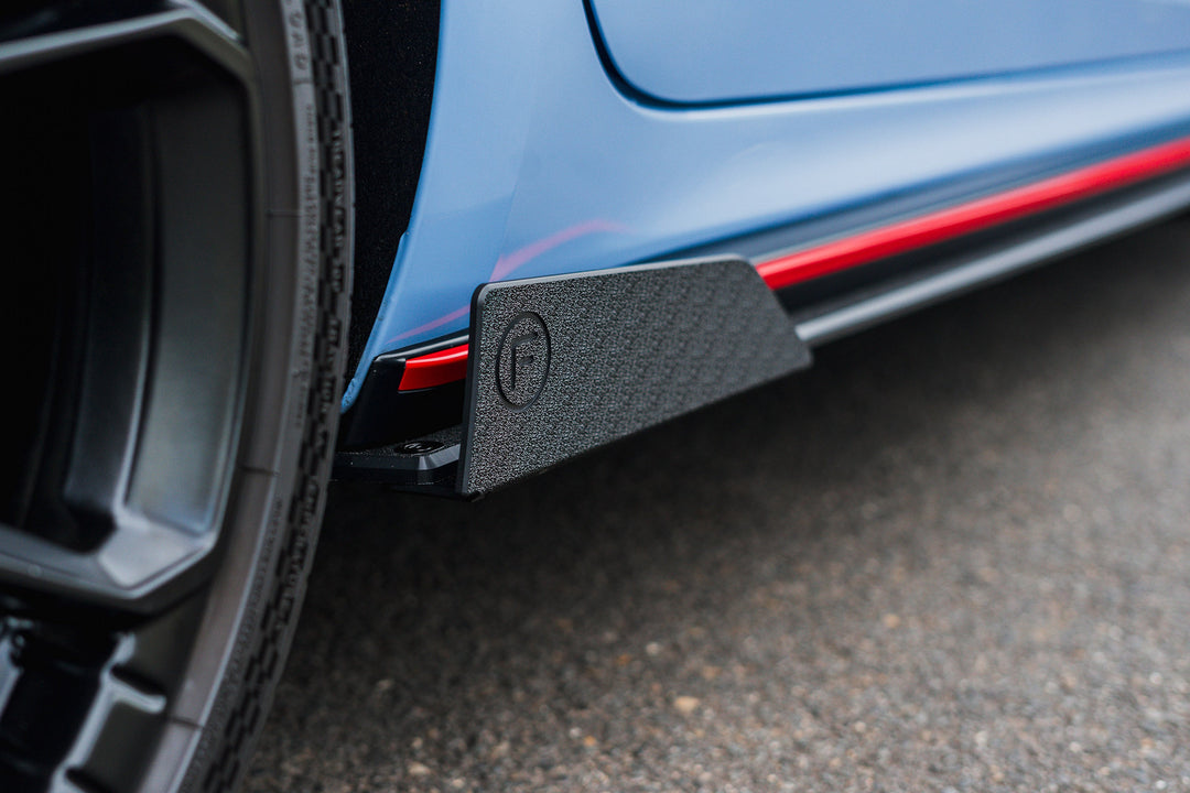 CN7 V2 Elantra N Sedan Facelift V2 - 2024 Side Skirt Splitter Winglets (Pair) - Image 2 by Flow Design