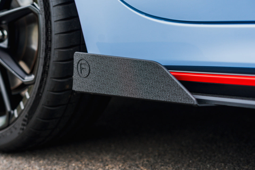 CN7 V2 Elantra N Sedan Facelift V2 - 2024 Side Skirt Splitter Winglets (Pair) - Image 9 by Flow Design