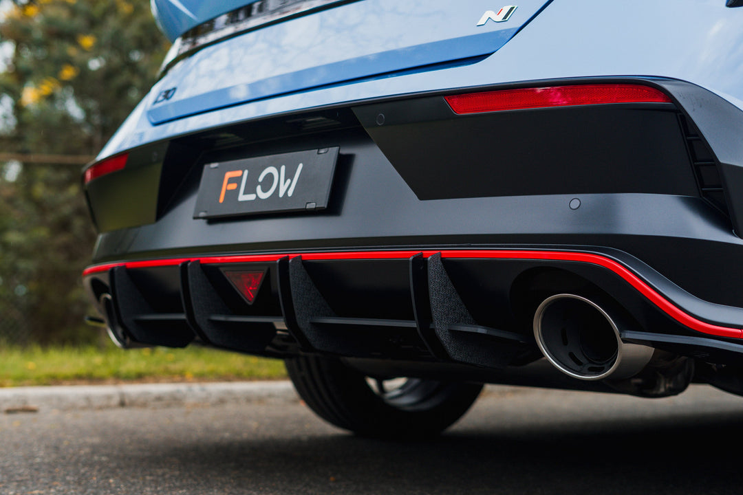 CN7 V2 i30N Sedan FL 2024 Flow-Lock Rear Diffuser - Image 11 by Flow Design
