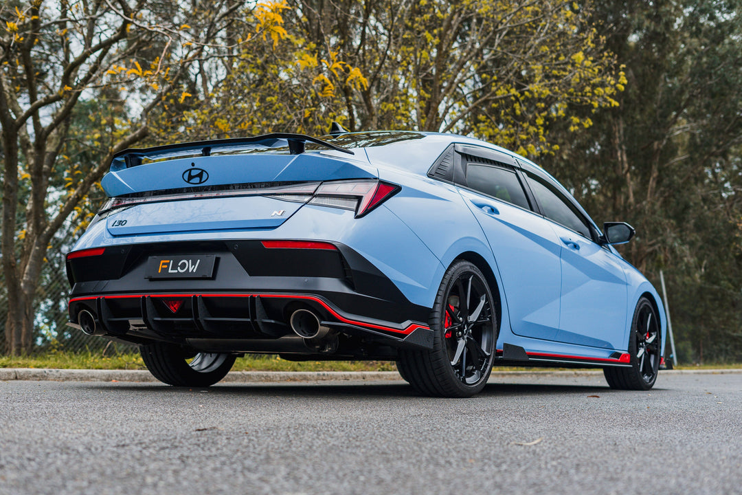 CN7 V2 i30N Sedan FL 2024 Flow-Lock Rear Diffuser - Image 10 by Flow Design
