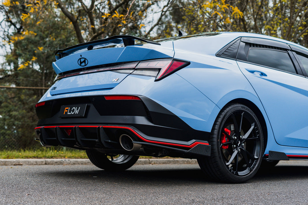 CN7 V2 Elantra N Sedan Facelift V2 - 2024 Rear Spat Winglets (Pair) - Image 2 by Flow Design