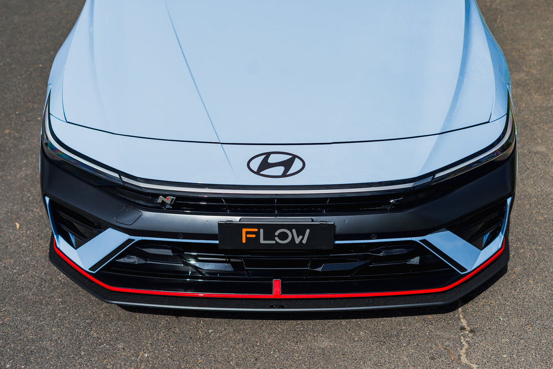 CN7 V2 i30N Sedan FL 2024 Front Lip Splitter & Mounting Brackets (Pair) - Image 17 by Flow Design