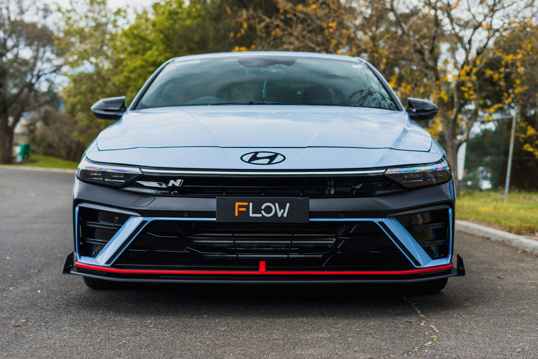 CN7 V2 i30N Sedan FL 2024 Front Lip Splitter Winglets (Pair) - Image 6 by Flow Design