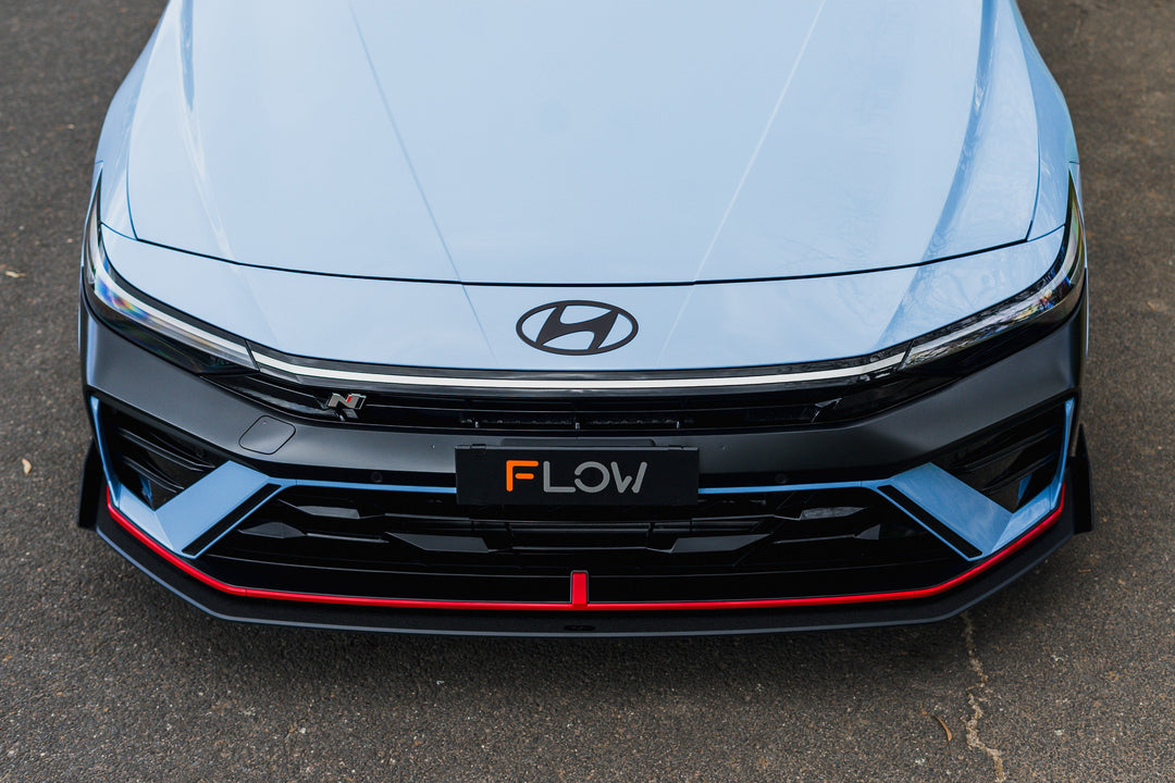 CN7 V2 Elantra N Sedan Facelift V2 - 2024 Front Lip Splitter Winglets (Pair) - Image 8 by Flow Design