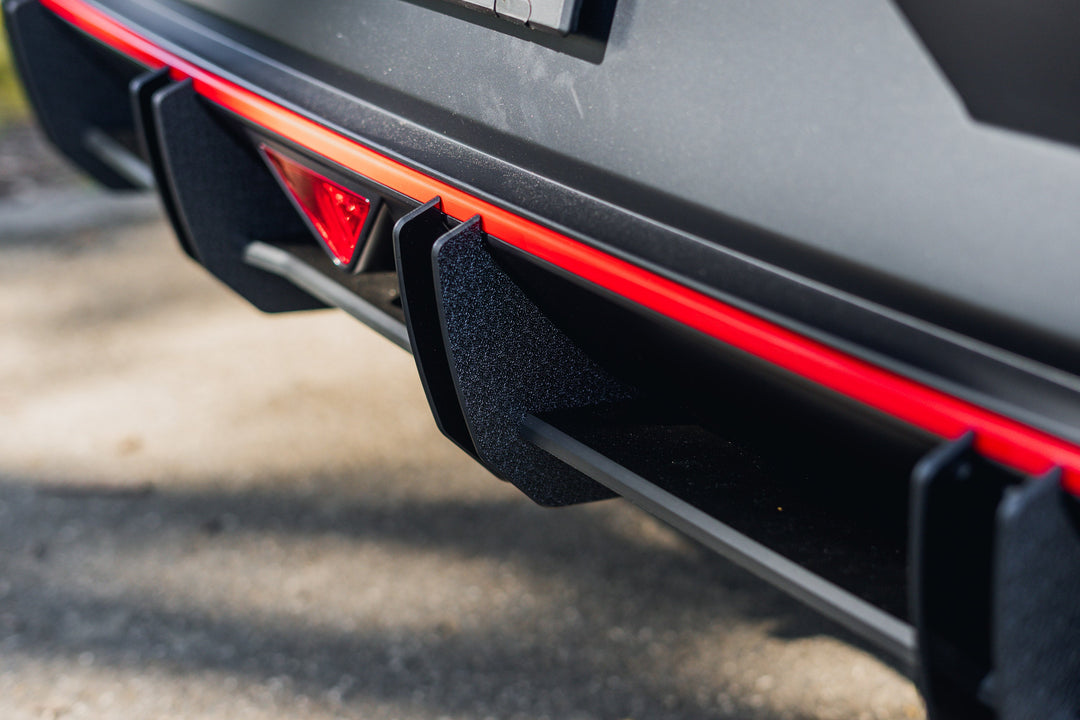 CN7 V2 i30N Sedan FL 2024 Flow-Lock Rear Diffuser - Image 9 by Flow Design