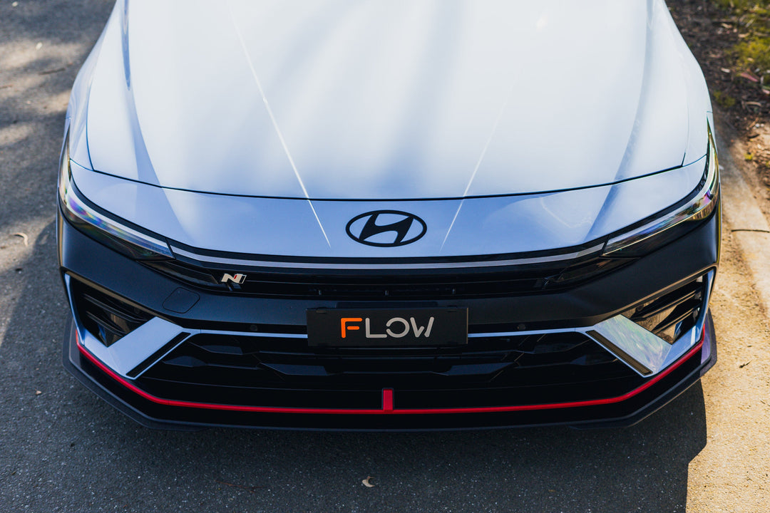 CN7 V2 i30N Sedan FL 2024 Front Lip Splitter Extensions (Pair) - Image 8 by Flow Design