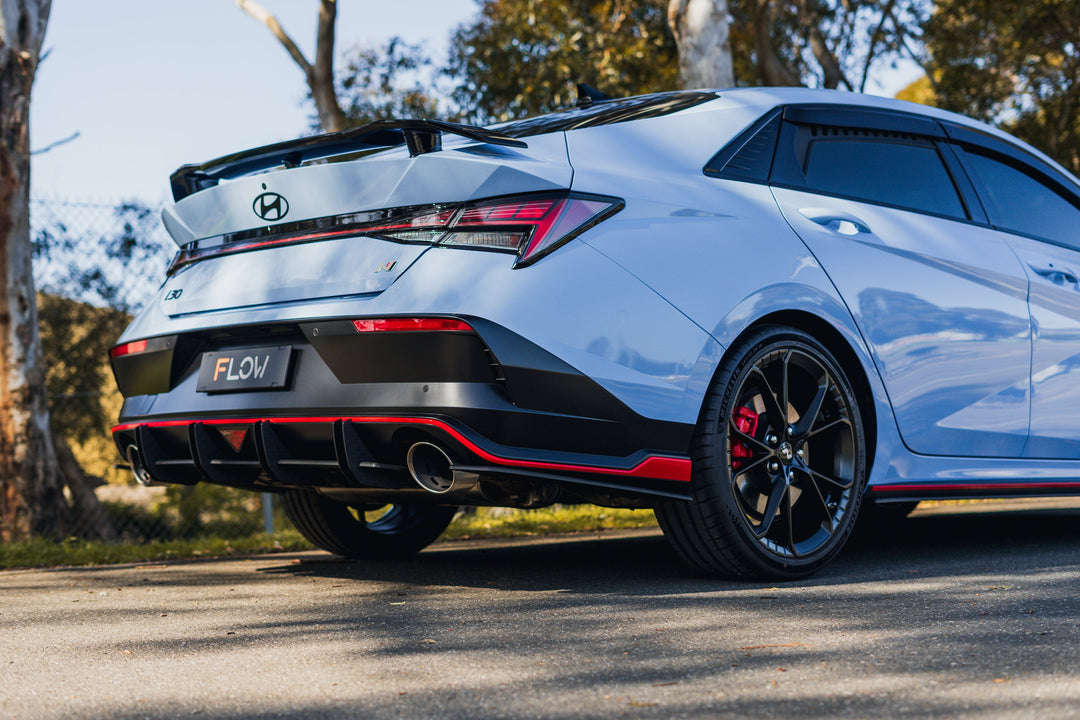 CN7 V2 i30N Sedan FL 2024 Rear Spats (Pair) - Image 11 by Flow Design
