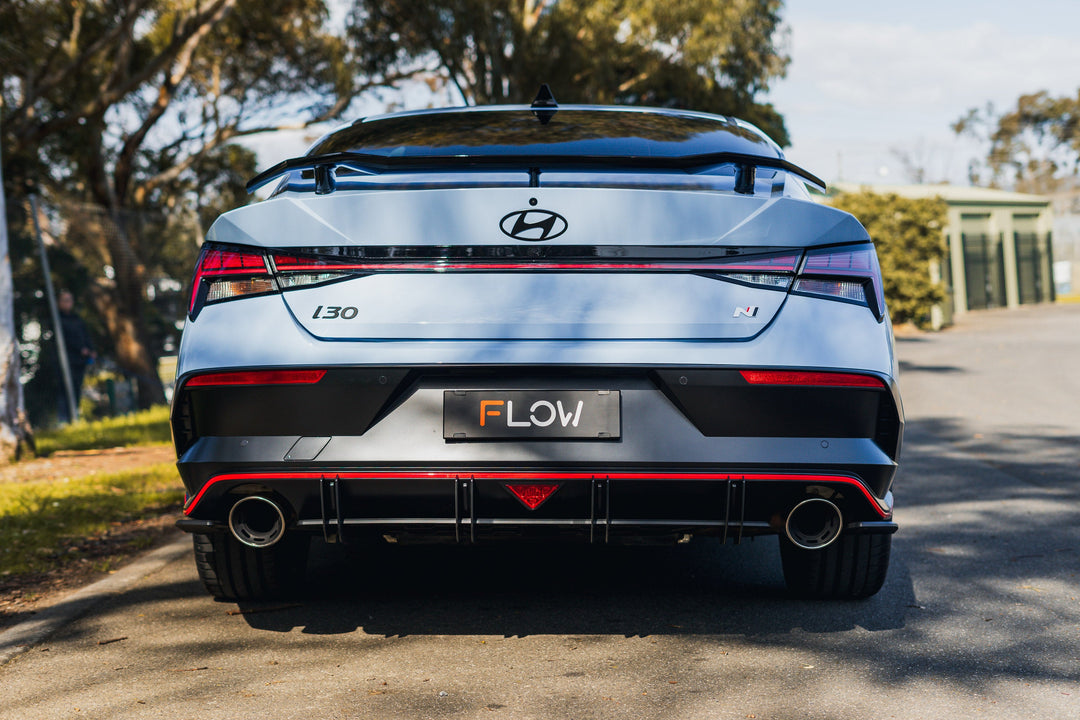 CN7 V2 i30N Sedan FL 2024 Flow-Lock Rear Diffuser - Image 5 by Flow Design