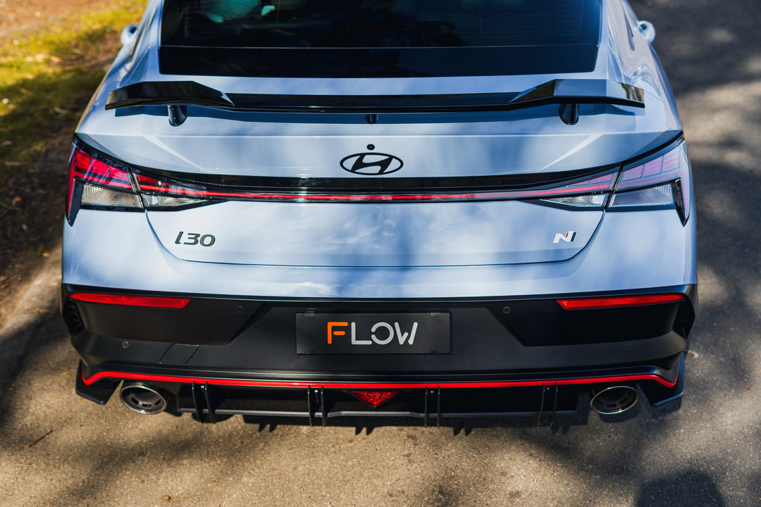 CN7 V2 Elantra N Sedan Facelift V2 - 2024 Rear Spats (Pair) - Image 4 by Flow Design