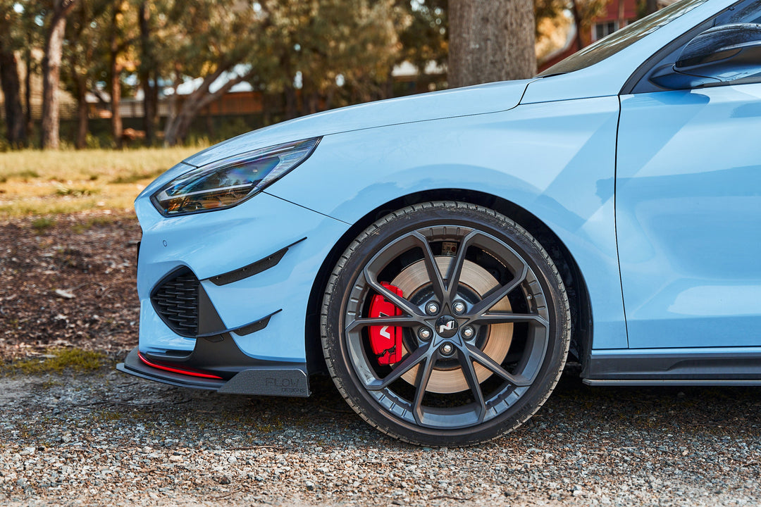 i30 N PD (FL) Front Bumper Canards - Image 5 by Flow Design