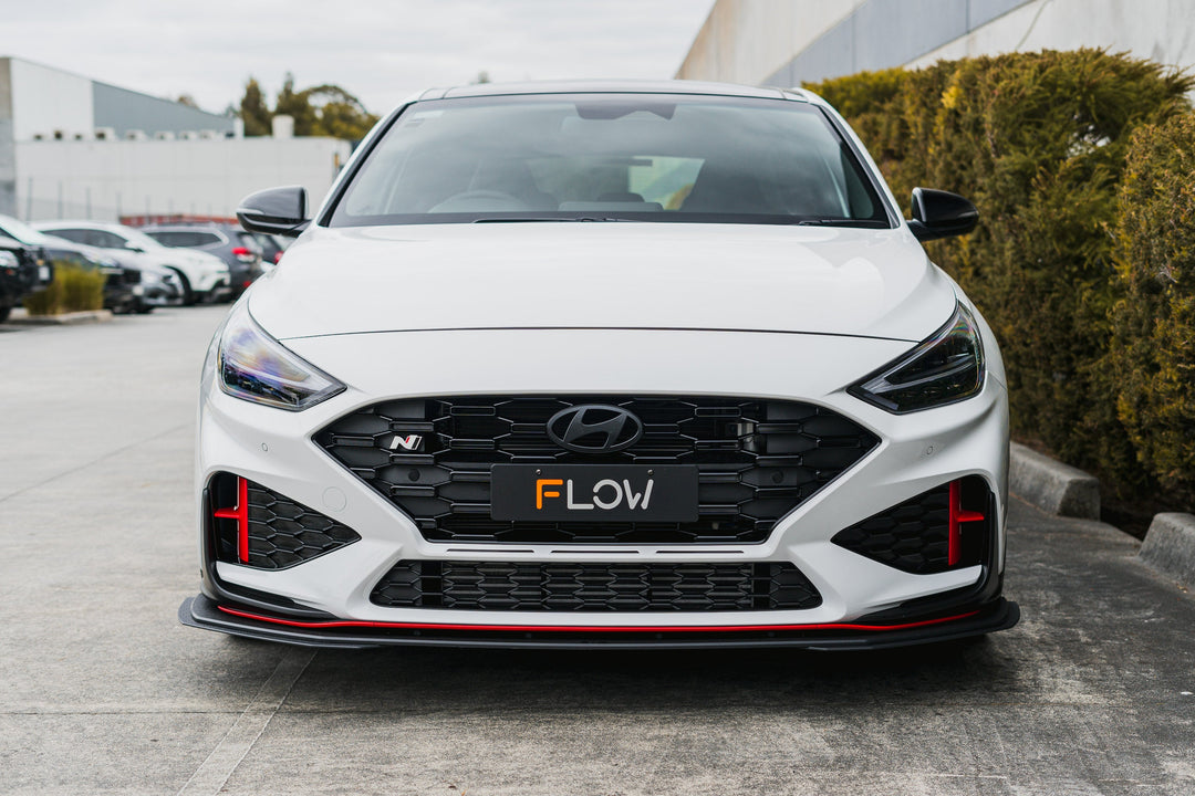 i30N Hatch PDE V6 FL2 2025 Front Lip Splitter Extensions (Pair) - Image 10 by Flow Design