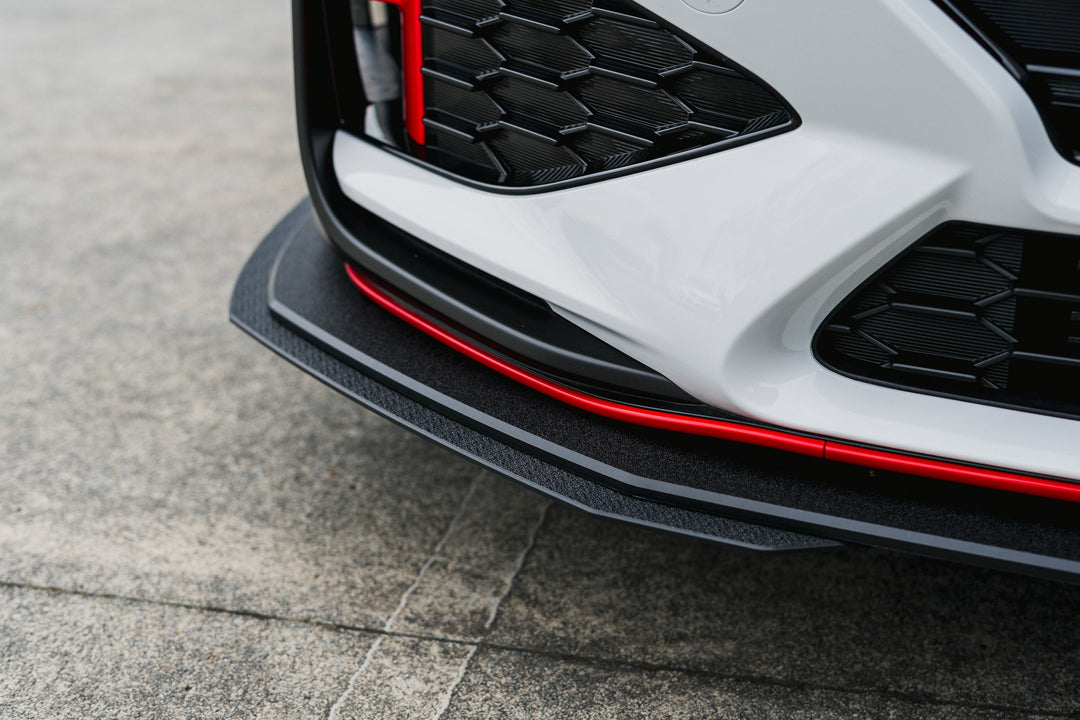 i30N Hatch PDE V6 FL2 2025 Front Lip Splitter Extensions (Pair) - Image 2 by Flow Design