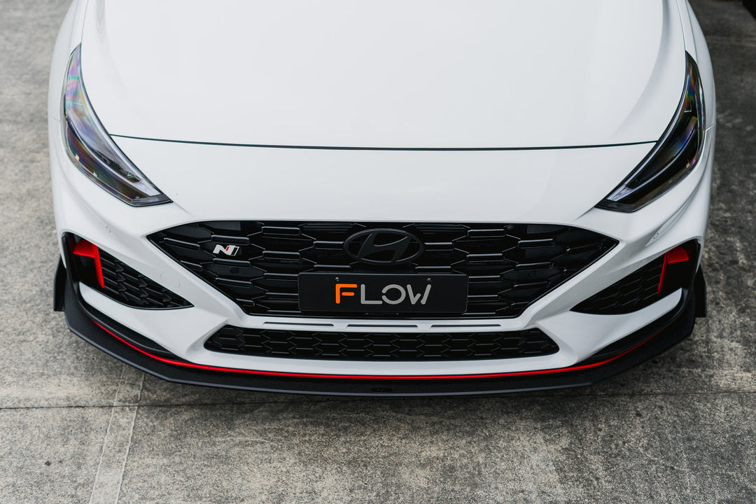 i30N Hatch PDE V6 FL2 2025 Front Lip Splitter Winglets (Pair) - Image 6 by Flow Design