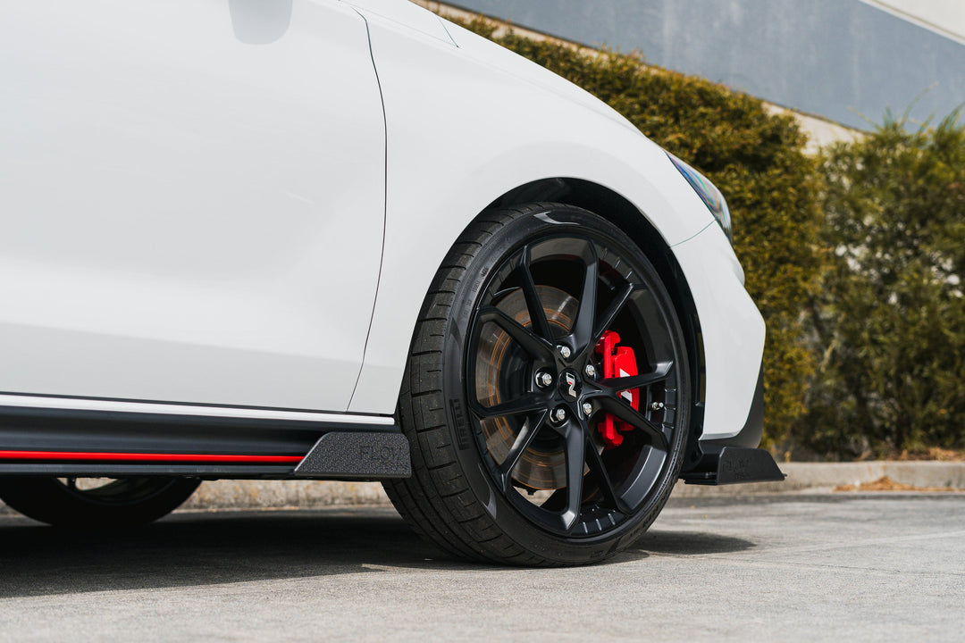 i30N Hatch PDE V6 FL2 2025 Side Skirt Splitter Winglets (Pair) - Image 8 by Flow Design