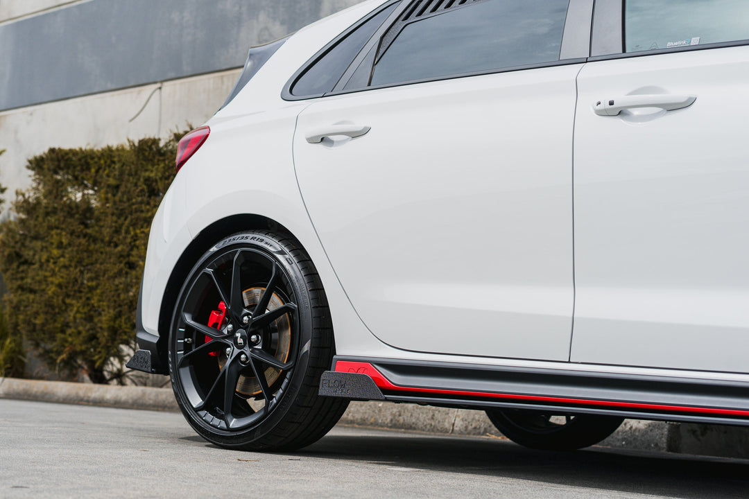 i30N Hatch PDE V6 FL2 2025 Side Skirt Splitters (Pair) - Image 14 by Flow Design