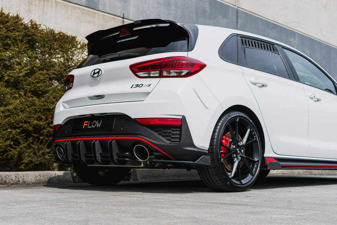 i30N Hatch PDE V6 FL2 2025 Rear Spoiler Extension - Image 5 by Flow Design