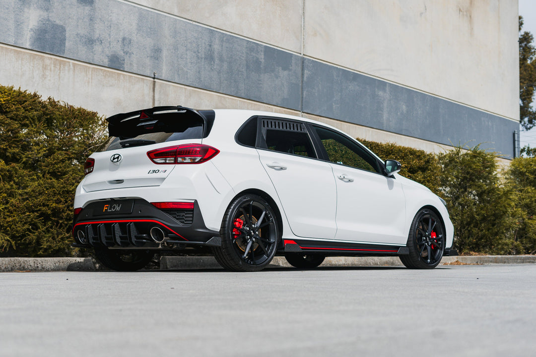 i30N Hatch PDE V6 FL2 2025 Flow-Lock Rear Diffuser - Image 2 by Flow Design