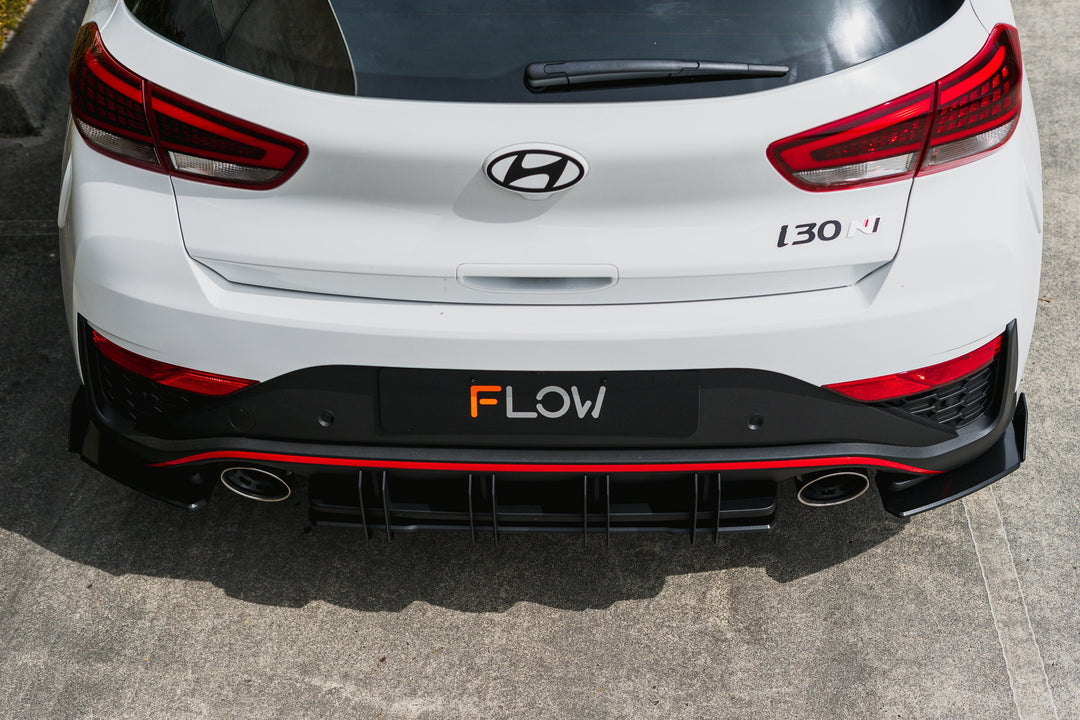 i30N Hatch PDE V6 FL2 2025 Flow-Lock Rear Diffuser - Image 4 by Flow Design
