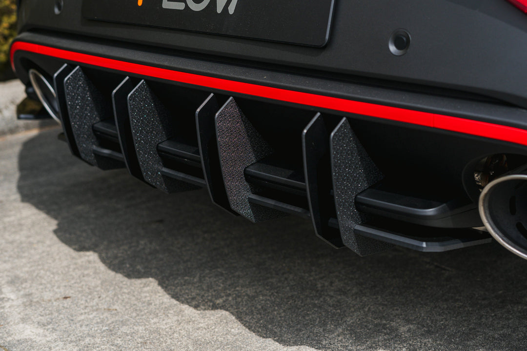 i30N Hatch PDE V6 FL2 2025 Flow-Lock Rear Diffuser - Image 6 by Flow Design