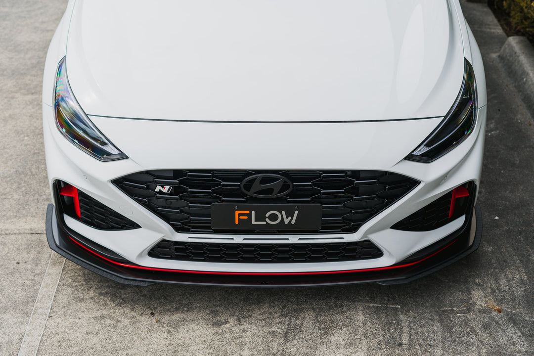 i30N Hatch PDE V6 FL2 2025 Front Lip Splitter Extensions (Pair) - Image 6 by Flow Design