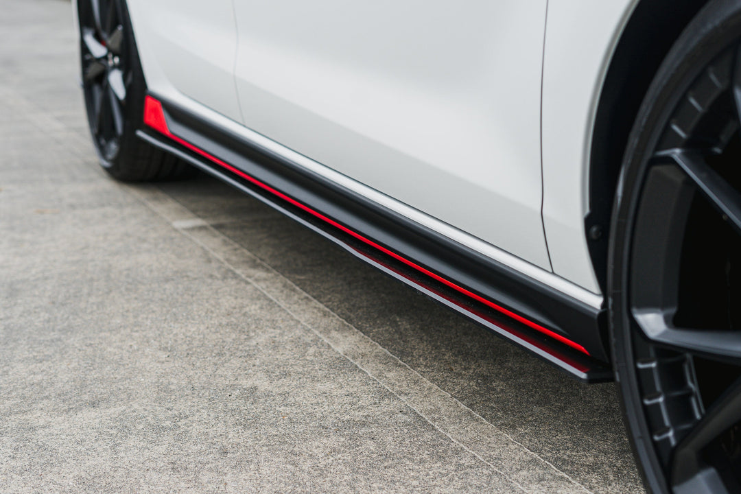 i30N Hatch PDE V6 FL2 2025 Side Skirt Splitters (Pair) - Image 4 by Flow Design