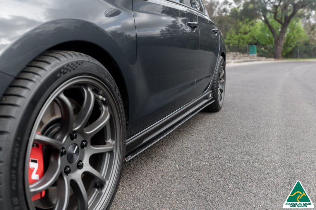 i30N Fastback PD FL 2022+ Side Skirt Splitters (Pair) - Image 2 by Flow Design