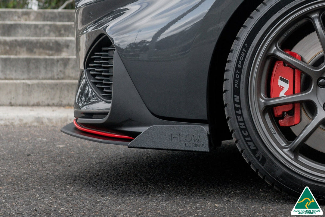 i30N Fastback PD FL 2022+ Front Lip Splitter Winglets (Pair) - Image 2 by Flow Design