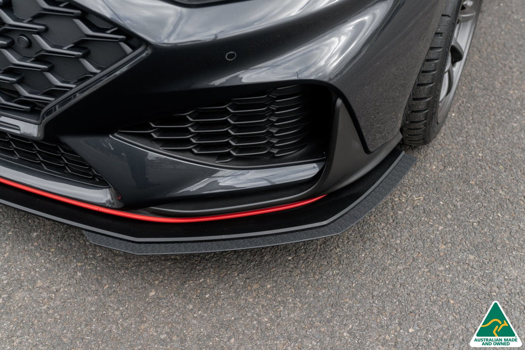 i30N Fastback PD FL 2022+ Front Lip Splitter & Reinforcement Brackets - Image 10 by Flow Design
