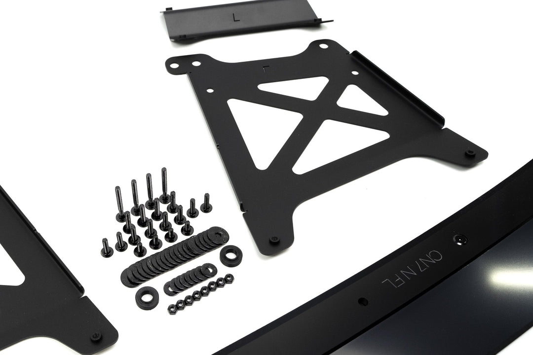 CN7 V2 Elantra N Sedan Facelift V2 - 2024 Front Lip Splitter & Mounting Brackets (Pair) - Image 22 by Flow Design