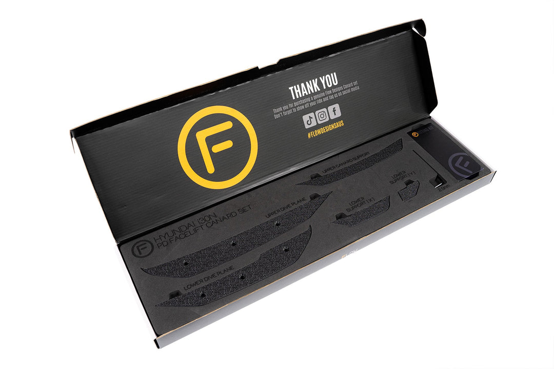 i30 N PD (FL) Front Bumper Canards - Image 21 by Flow Design