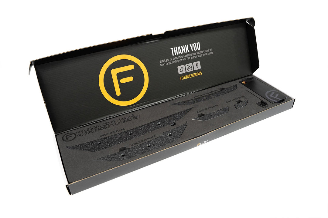 i30 N PD (PFL) Front Bumper Canards - Image 6 by Flow Design